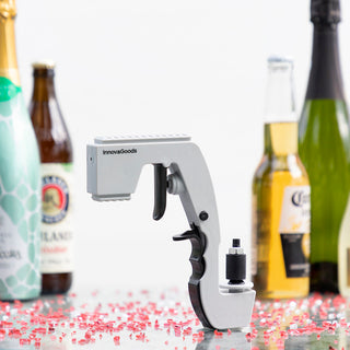 Champagner und Bierpistole
