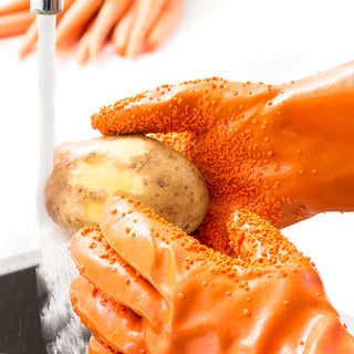 Handschuhe für die Reinigung von Obst und Gemüse