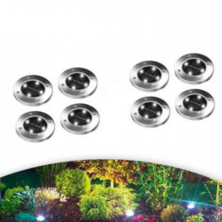 Disk Lights LED-Solarleuchten 8 Stk.
