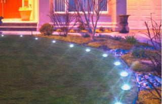 Disk Lights LED-Solarleuchten 8 Stk.