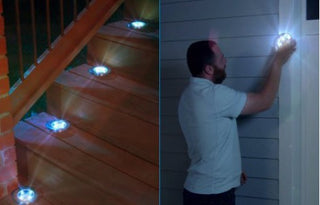 Disk Lights LED-Solarleuchten 8 Stk.