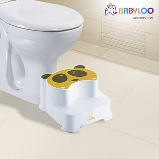 Babyloo Panda Toilet step stool - Yellow
