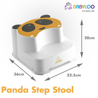 Babyloo Panda Toilet step stool - Yellow