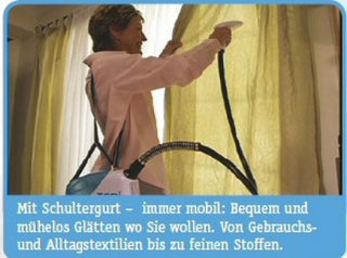 Tobi Platinum tragbarer Profi-Dampfbügler