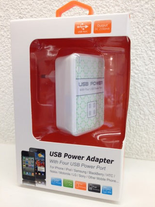 USB Power Adapter mit 4 Port